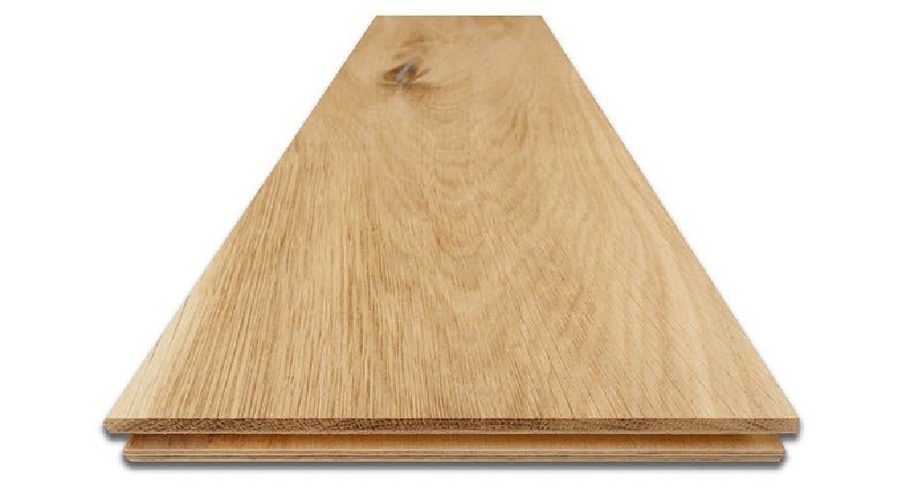 Sàn gỗ sồi Engineer được sản xuất gồm 2 lớp