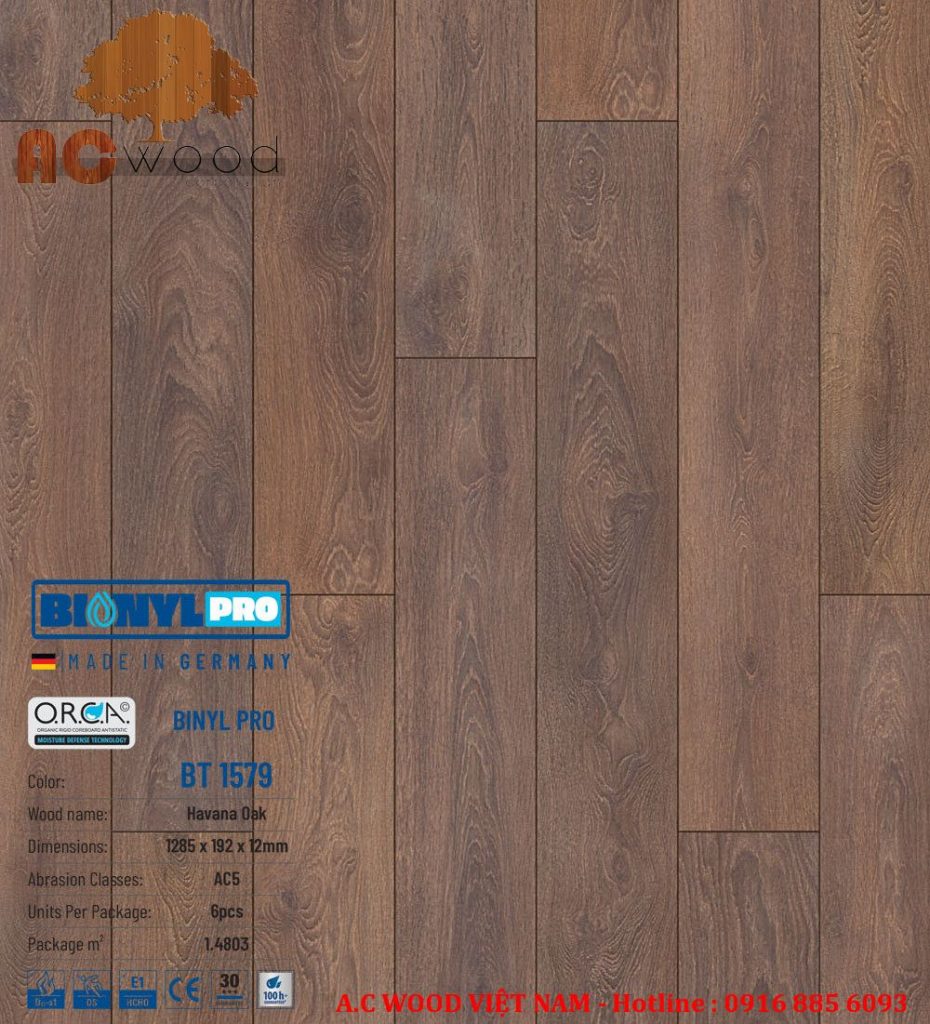 Sàn gỗ Binyl Pro mẫu mới