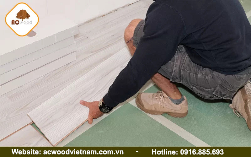 lưu ý khi lát sàn gỗ trên nền gạch cũ 01