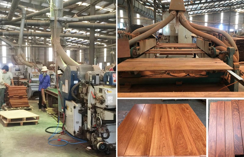 quy trình sản xuất sàn gỗ tự nhiên