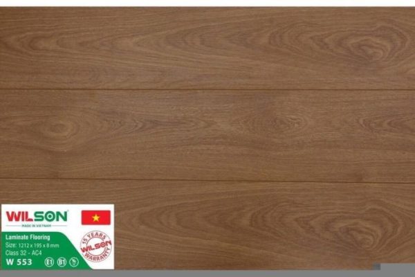 Sàn gỗ Wilson 8mm bản lớn W553