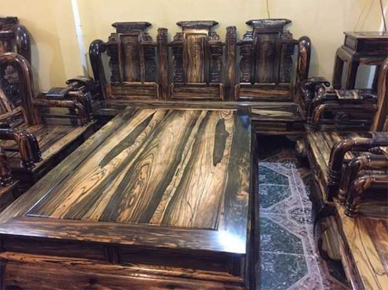 ứng dụng gỗ cẩm lai