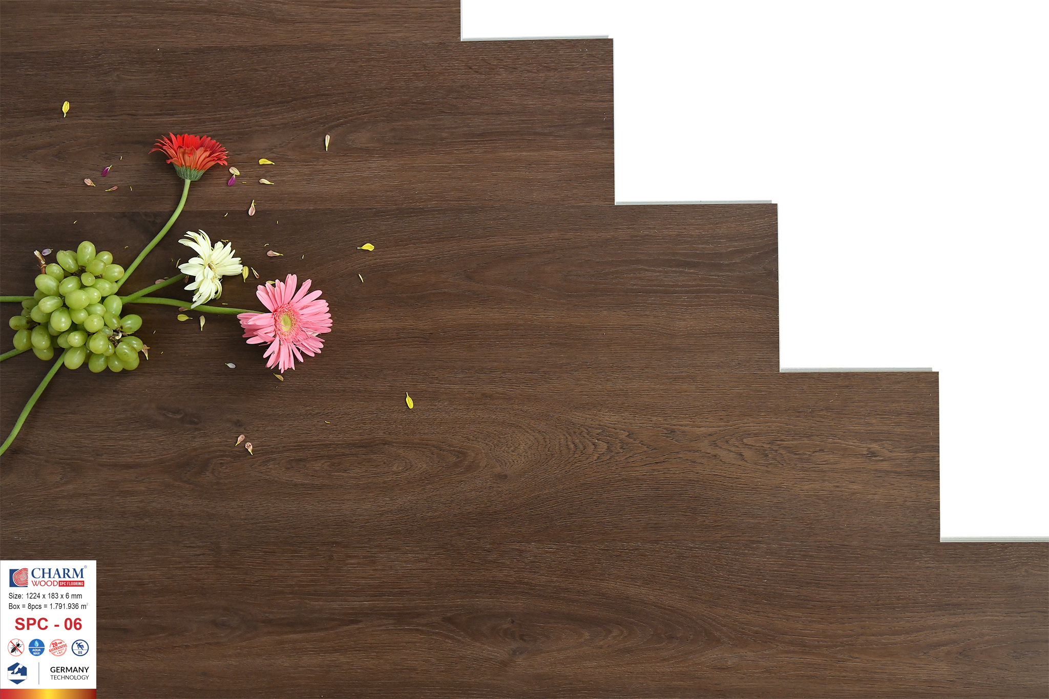 sàn nhựa charm 6mm spc 06 3 sàn nhựa charm 6mm spc 06 3