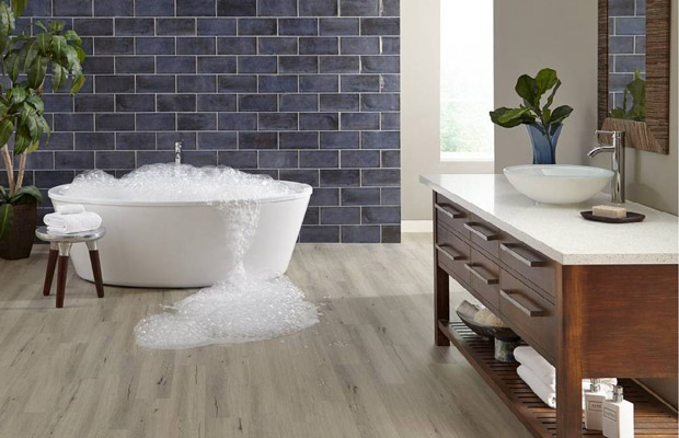 Lát sàn gỗ công nghiệp cho phòng tắm
