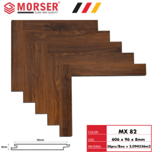 sàn gỗ morser xương cá cốt xanh 82