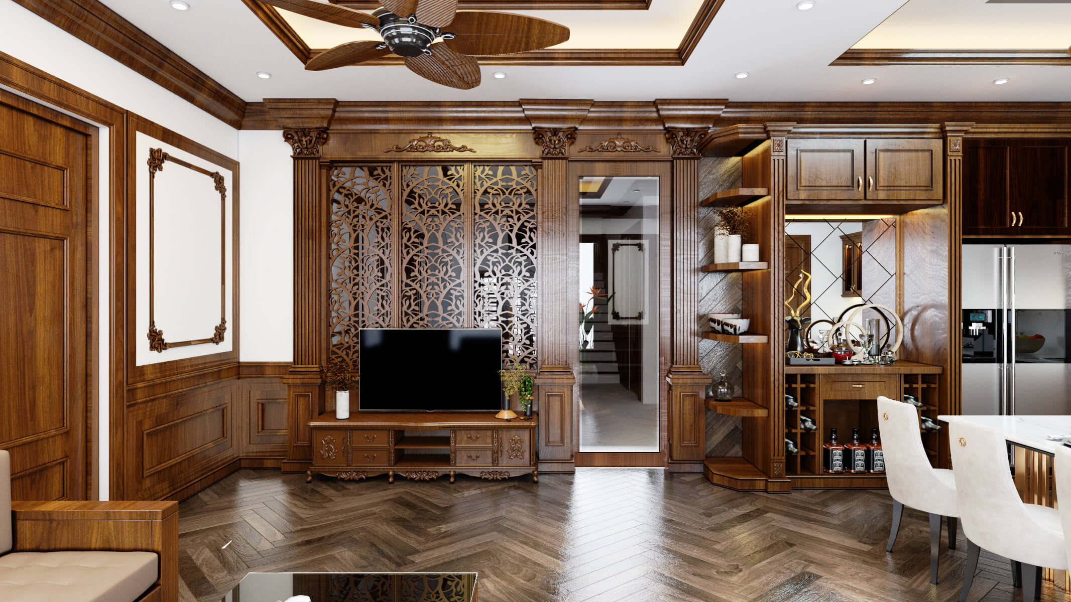 Ứng dụng Gỗ Gõ Đỏ vào trong xây dựng kiến trúc Ứng dụng Gỗ Gõ Đỏ vào trong xây dựng kiến trúc