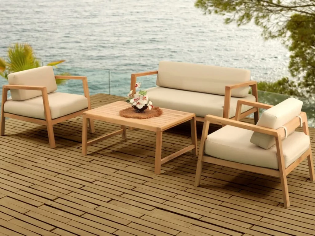 Ứng dụng gỗ Teak trong nội thất Ứng dụng gỗ Teak trong nội thất